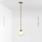 Подвесной светильник LEROY Цвет Латунь Lampatron 8127-22243
