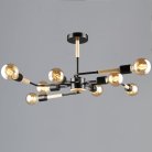 Потолочная люстра Reluce 10070-0.3-08 BK+WOOD