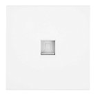 Розетка компьютерная 1-местная RJ-45 (механизм), RST00-3117-01, белая магнолия Stekker 50436 Мия