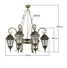 Уличный светильник подвесной Oasis Light 91370S/6/18 st 40 Gb ASTORIA 1 S
