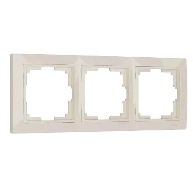 Рамка на 3 поста Werkel W0032003 (слоновая кость, basic) a051296 Snabb