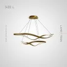 Кольцевые люстры и светильники ESKILD Размер L Lampatron 7179-19675