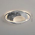 Потолочный светильник CRATER Размер S. Цвет Черный. Белый свет Lampatron 7374-20325