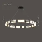 Кольцевые люстры и светильники BRIAND 15 ламп. Цвет Черный Lampatron 6930-19002