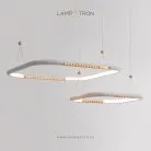 Кольцевые люстры и светильники RUBIC 2 кольца. Вариант 2 Lampatron 8162-22345