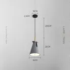 Подвесной светильник MAIT Цвет серый крапчатый. Lampatron 2926-6982