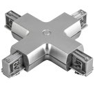 Соединитель трековый трехфазный X-образный Lightstar 504149 BARRA