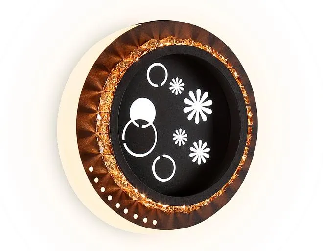 Настенный светодиодный светильник с хрусталем Ambrella light FA273 Ice