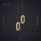 Готовая комбинация светильников KEZIA COMBO 2 лампы Lampatron kezia-combo-2 6392-17197