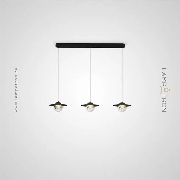 Готовая комбинация светильников USKO TRIO Цвет Черный Lampatron 7529-20990 Готовая комбинация светильников USKO TRIO Цвет Черный Lampatron 7529-20990