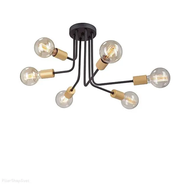 Потолочная люстра Vitaluce V4957-1/6PL Потолочная люстра Vitaluce V4957-1/6PL