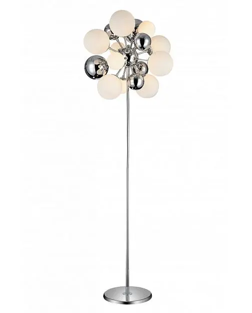Торшер Lumina Deco LDF 8565-10/16 CHR+GY Galaksida Торшер Lumina Deco LDF 8565-10/16 CHR+GY Galaksida