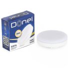 Светодиодная лампа 12Вт, 220В, GX53, 3000K, 1020Лм, Ra>80, 110°, D75хH26мм Donel DN03007W12GX53 DN03