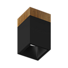 Накладной светодиодный светильник Ledron KUBING 130 Wooden Black