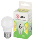 Лампочка светодиодная ЭРА LED P45-6W-830-E27 GL