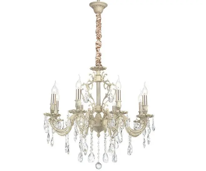 Подвесная люстра Lucia Tucci 1730.8 Barletta Cream White Подвесная люстра Lucia Tucci 1730.8 Barletta Cream White