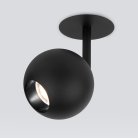Встраиваемый светильник Elektrostandard 9926 LED 12W 4200K черный Ball a053738