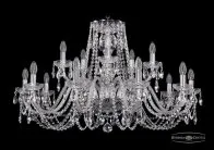 Люстра хрустальная Bohemia 1402/10+5/360 Ni 1402 Nickel