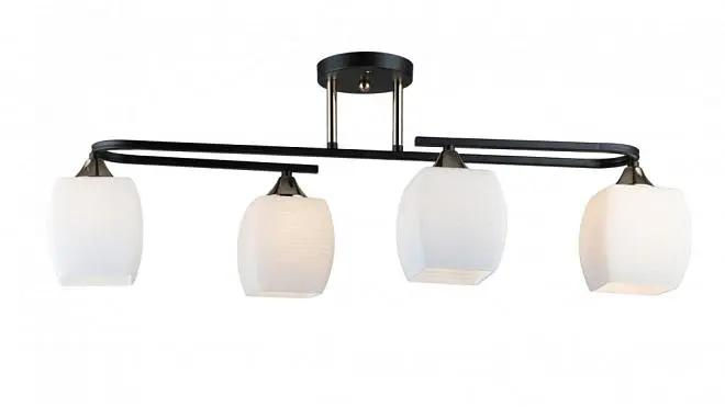 Потолочная люстра Imex MD.5485-4-S-BK+FGD Потолочная люстра Imex MD.5485-4-S-BK+FGD