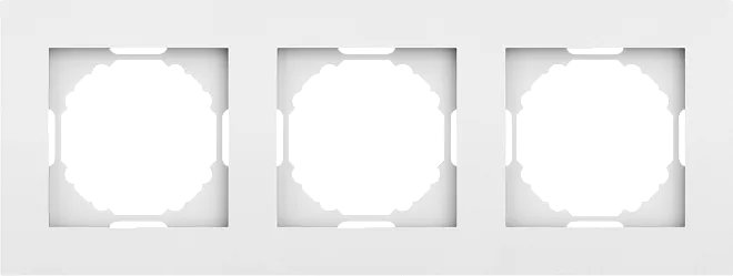 Рамка 3-я, матовый белый, Donel DE21333 A07 Рамка 3-я, матовый белый, Donel DE21333 A07
