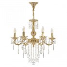Люстра с хрустальными подвесками Bohemia Ivele Crystal AL78101/6/175 B GW