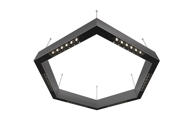 Подвесной светодиодный светильник 0,7м 36Вт 34° Donolux dl18515s111а36.34.700bb Eye-hex Подвесной светодиодный светильник 0,7м 36Вт 34° Donolux dl18515s111а36.34.700bb Eye-hex