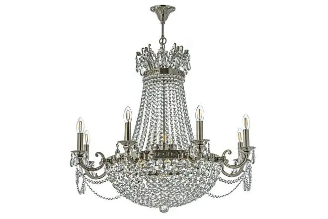 Подвесная люстра Dio D'Arte Lodi E 1.6.8.600 N Nickel Подвесная люстра Dio D'Arte Lodi E 1.6.8.600 N Nickel