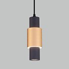 Подвесной светильник Eurosvet 50204/1 LED черный/матовое золото a051714 Bento