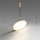 Подвесной светильник VIVERT Размер S. Цвет Латунь Lampatron vivert-s-brass 7294-20106