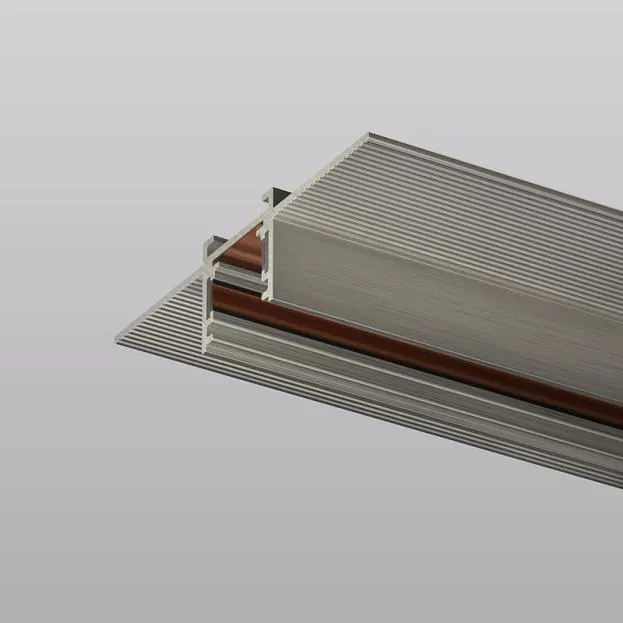 Трек для ГКЛ 12,5мм, 2м, 48В DC, IP20, цвет темный никель, алюминий Denkirs TR5702-DN SHINE HIDE