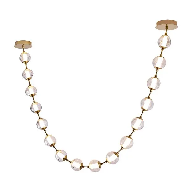 Подвесной светильник Delight Collection OD2437A-16 brass/clear