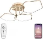 Потолочная люстра светодиодная (Умный дом) Natali Kovaltseva HIGH-TECH LED LAMPS 82037