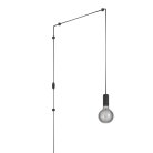 Подвес1X40W(Е27) L45 H1280 сталь черный eglo 900976 PINETINA