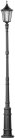 Наземный фонарь Oasis Light 79710L Е7 Bl ALBORG L