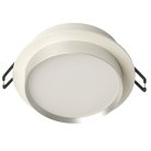 Светильник встраиваемый  Feron 51353 DL507 потолочный GX53 белый + серебро круг