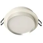 Светильник встраиваемый  Feron 51353 DL507 потолочный GX53 белый + серебро круг