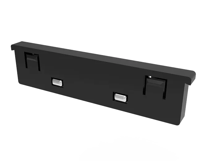 Соединитель питания для магнитного шинопровода линейный Crystal Lux CLT 0.206 03 BL