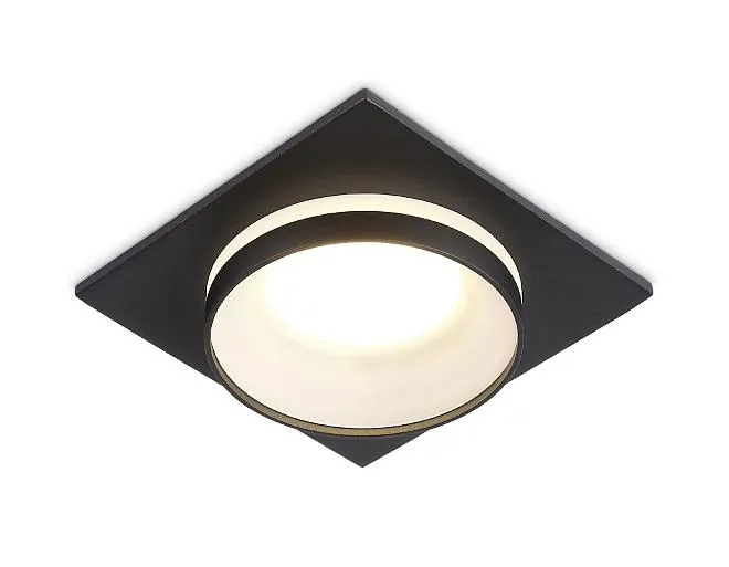 Встраиваемый светильник Ambrella light TN30710 BK черный GU5.3 92*92*36
