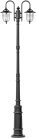 Наземный фонарь Oasis Light 84710A 10 E7 Bl TITAN