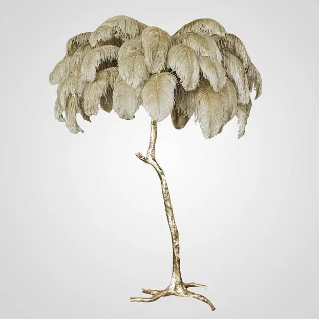 Торшер Страусиные Перья Feather Lamp A Modern Grand Tour 85511-22 ImperiumLoft Торшер Страусиные Перья Feather Lamp A Modern Grand Tour 85511-22 ImperiumLoft