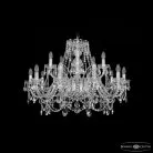 Люстра хрустальная Bohemia Ivele Crystal  1411/10+5/300 Ni