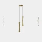 Готовая комбинация светильников ORVIN DUO Цвет Латунь Lampatron orvin-duo-brass 7245-19899