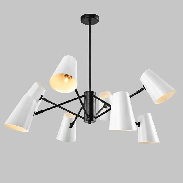 Люстра на штанге Imex MD.23670-8-P-BK Люстра на штанге Imex MD.23670-8-P-BK