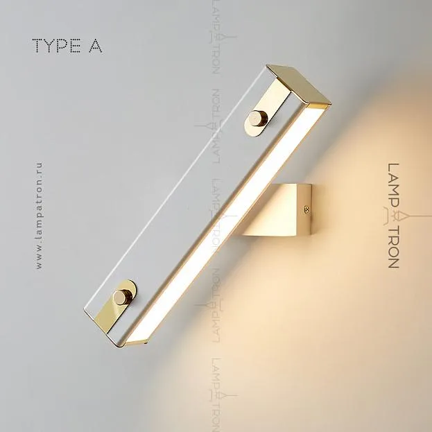 Бра MARK Тип A. Цвет Белый + Латунь Lampatron mark-a-white-brass 6319-17000 Бра MARK Тип A. Цвет Белый + Латунь Lampatron mark-a-white-brass 6319-17000