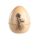 Фигурка Яйцо d95, H117 фарфор, персиковый Eglo 427898 SENDAYAN