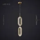 Подвесной светильник KEZIA B 2 лампы Lampatron 6393-24656