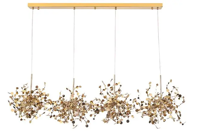 Подвесной светильник Crystal Lux GARDEN SP3х4 L1600 GOLD