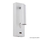 Бра Crystal Lux CLT 210W USB WH 1400/468