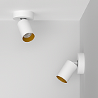 Накладной поворотный светодиодный светильник Ledron SAGITONY R1 S60 Dim White-Gold 4000K