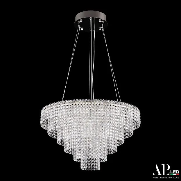 Подвесная люстра APL LED SH13.60.C.Ni.4000 Sicilia Подвесная люстра APL LED SH13.60.C.Ni.4000 Sicilia